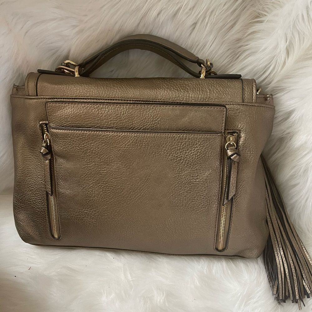 Kate Landry metallic bronze multi function should… - image 3